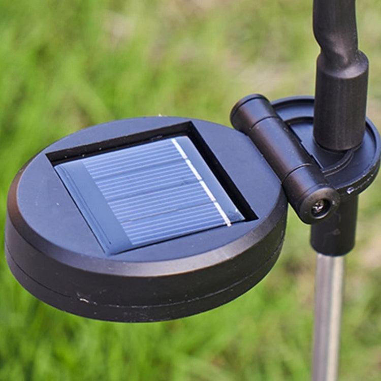 2sets Solar Firefly Lights Christmas Outdoor Garden Waterproof Lawn Lights, Color: 6 Head Color Light