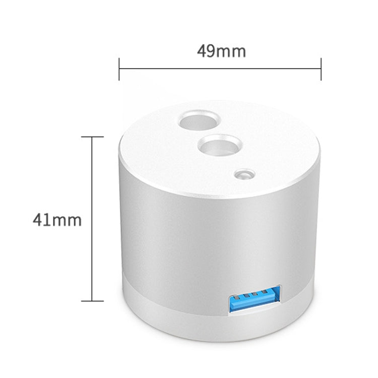 For Apple Pencil 1 USB Charging Adapter Metal Base With LED Indicator, Color: Black