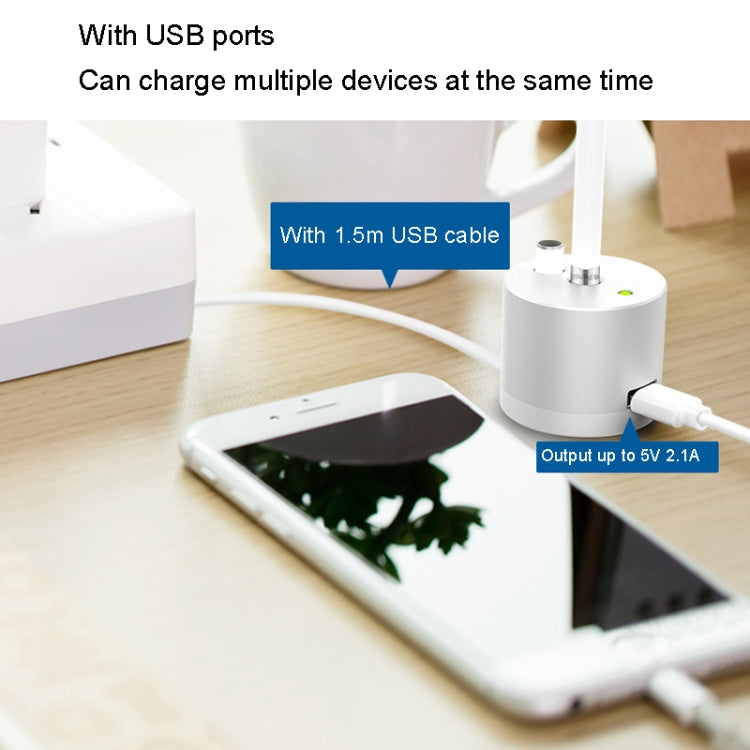 For Apple Pencil 1 USB Charging Adapter Metal Base With LED Indicator, Color: Black