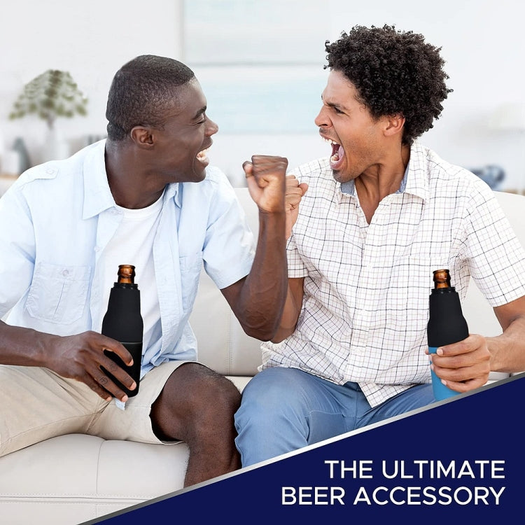 Beer Bottle and Can Cooler with Beer Opener (Black Colour)