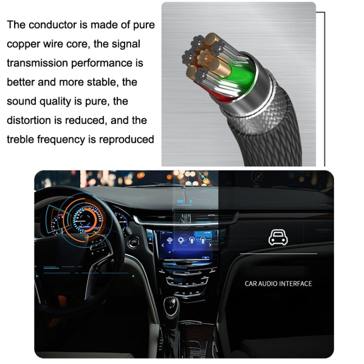 for MDR-10R / MDR-1A / XB950 / Z1000  3.5mm Male to Male AUX Audio Headphone Cable Line Control Version