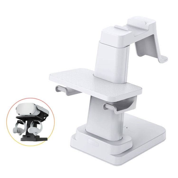 VR Head Display All-In-One Machine Handle Bracket For PICO4/Meta Quest/ Rift S/HTC(White)