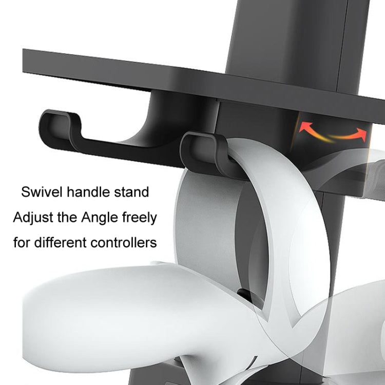 VR Head Display All-In-One Machine Handle Bracket For PICO4/Meta Quest/ Rift S/HTC(White)