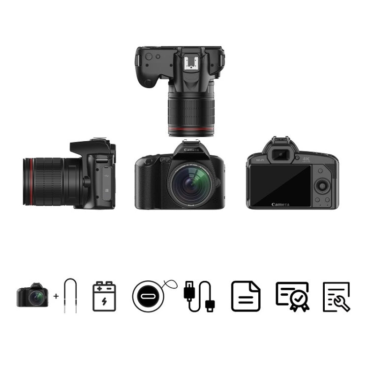 Dual-camera  64 Million Pixel High-definition WIFI Digital Camera Standard Without Memory Card