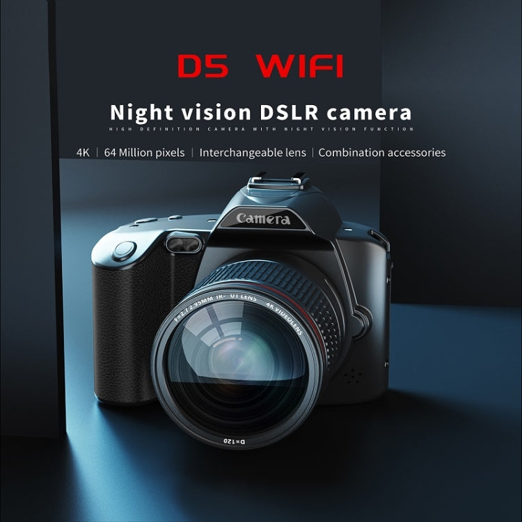 Dual-camera  64 Million Pixel High-definition WIFI Digital Camera Standard Without Memory Card