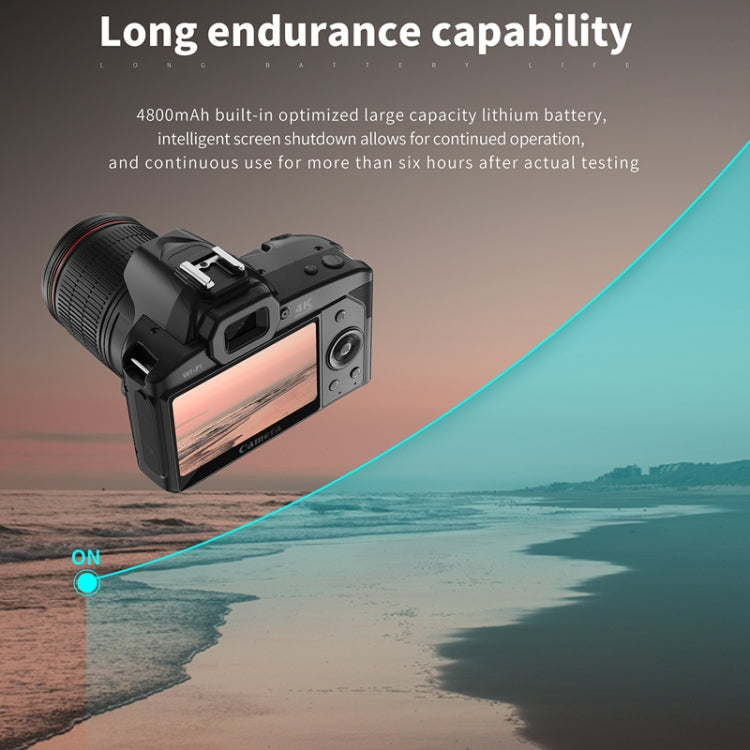 Dual-camera  64 Million Pixel High-definition WIFI Digital Camera Standard+Light+Lens+Mic+Bracket