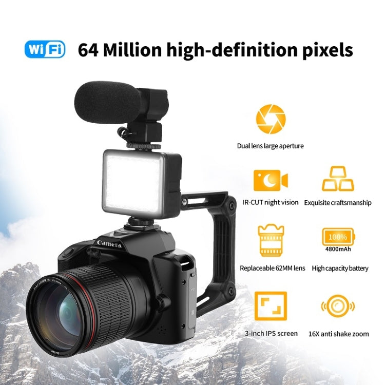 Dual-camera  64 Million Pixel High-definition WIFI Digital Camera Standard Without Memory Card