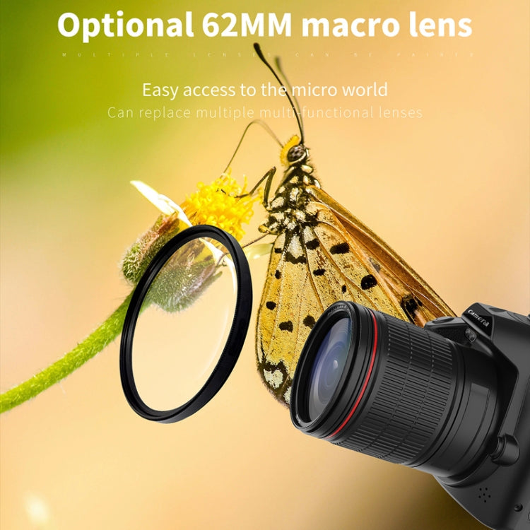 Dual-camera  64 Million Pixel High-definition WIFI Digital Camera Standard+Light+Lens+Mic+Bracket