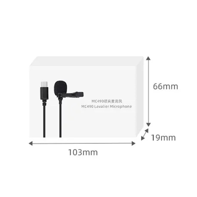 For Insta360 ONE RS Sunnylife MC490 Collar Microphone Motion Camera Recording Wheat