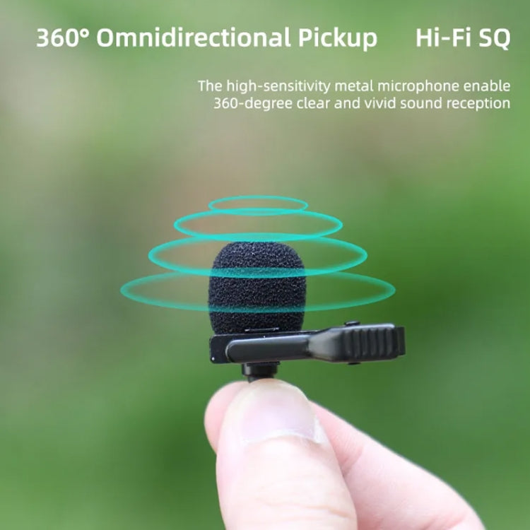 For Insta360 ONE RS Sunnylife MC490 Collar Microphone Motion Camera Recording Wheat