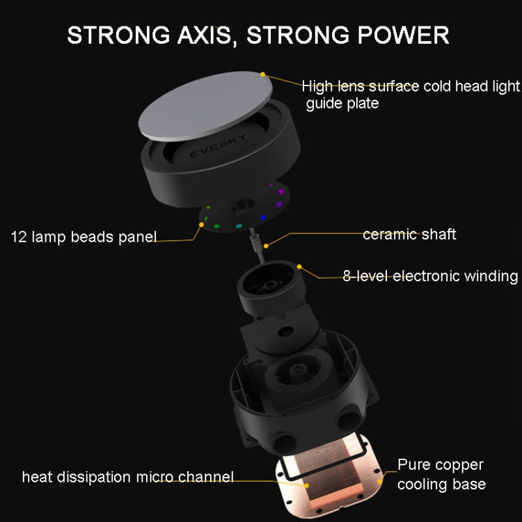 EVESKY  Water Cooler Cpu Fan RGB Fan Liquid Heatsink Integrated Radiator, Spec: 360mm