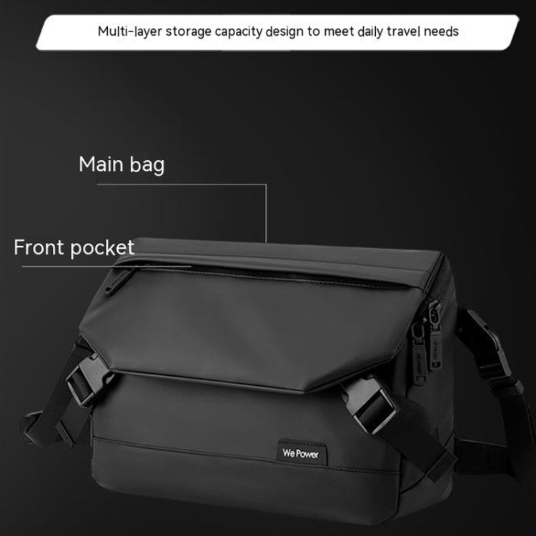 WEPOWER Simple Men Casual Holding Messenger Bags(Navy)