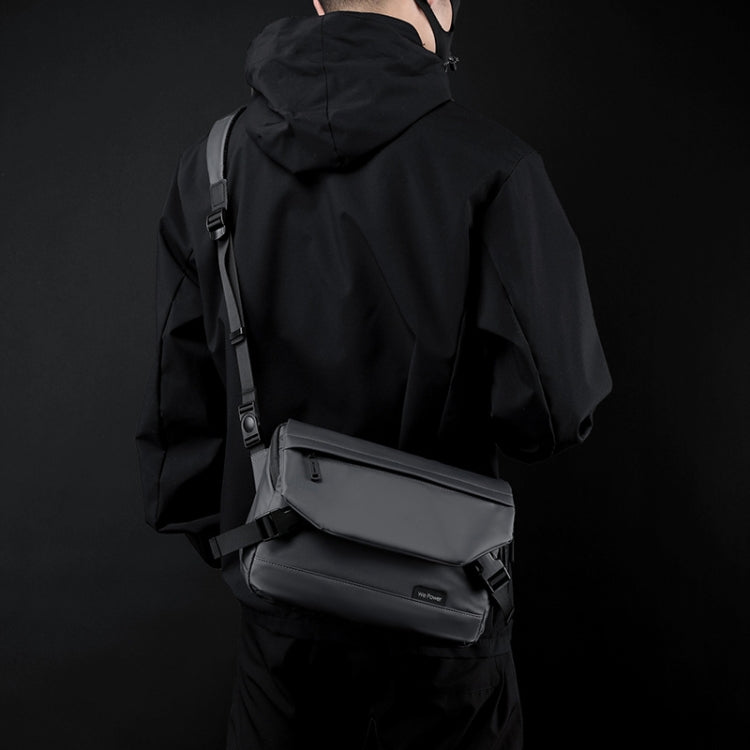 WEPOWER Simple Men Casual Holding Messenger Bags(Grey)