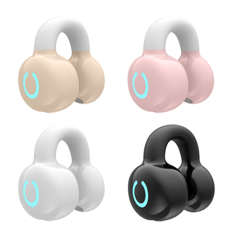 Single Ear Stereo Ear Clamp Type Bone Conduction Bluetooth Earphone(Black)