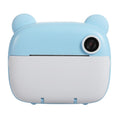 Children Instant Print Camera 1080P 2.4-Inch IPS Screen Dual Lens Photography Camera(Blue)