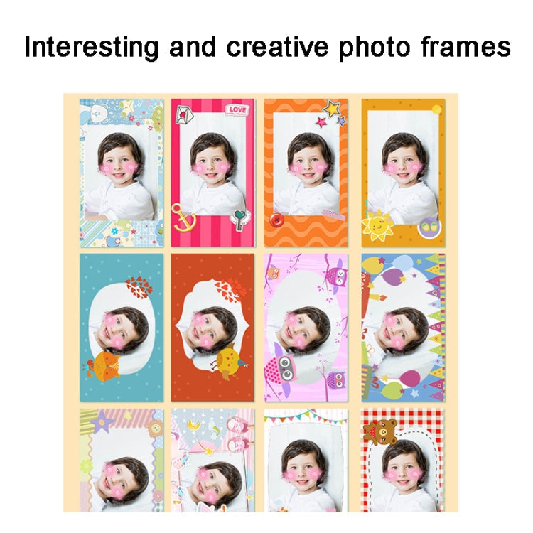 Children Instant Print Camera 1080P 2.4-Inch IPS Screen Dual Lens Photography Camera(Blue)