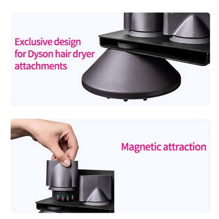 For Dyson Hair Dryer Holder Bathroom Wall-mounted Storage Rack Upgraded Model