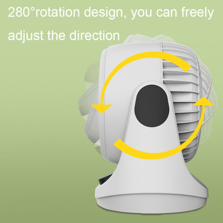 Air Circulation Large Wind Turbine Electric Fan Household Energy Saving Desktop Fan, Style: USB Model