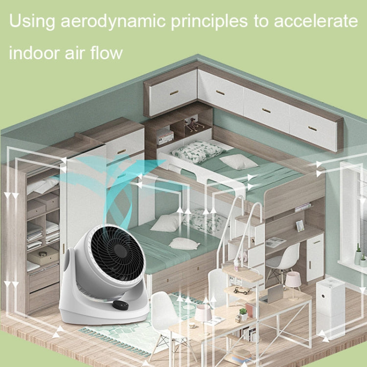 Air Circulation Large Wind Turbine Electric Fan Household Energy Saving Desktop Fan, Style: USB Model
