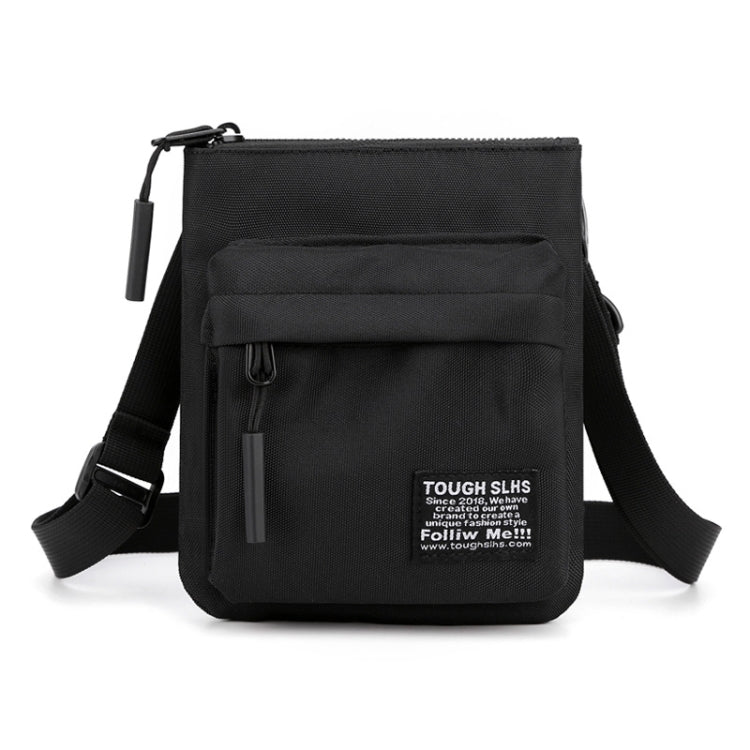 WEPOWER Men Messengers Bag Simple Outdoor Sports Small Shoulder Bag Mobile Phone Bag(Black)