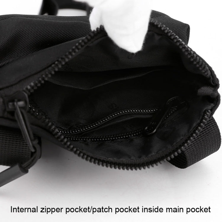 WEPOWER Men Messengers Bag Simple Outdoor Sports Small Shoulder Bag Mobile Phone Bag(Black)