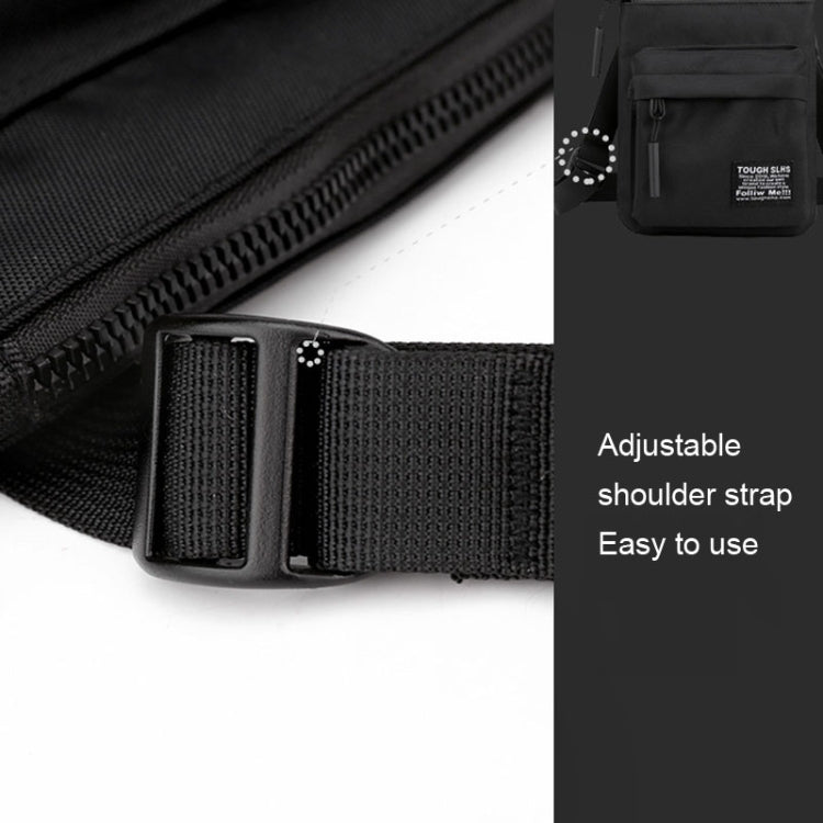 WEPOWER Men Messengers Bag Simple Outdoor Sports Small Shoulder Bag Mobile Phone Bag(Black)