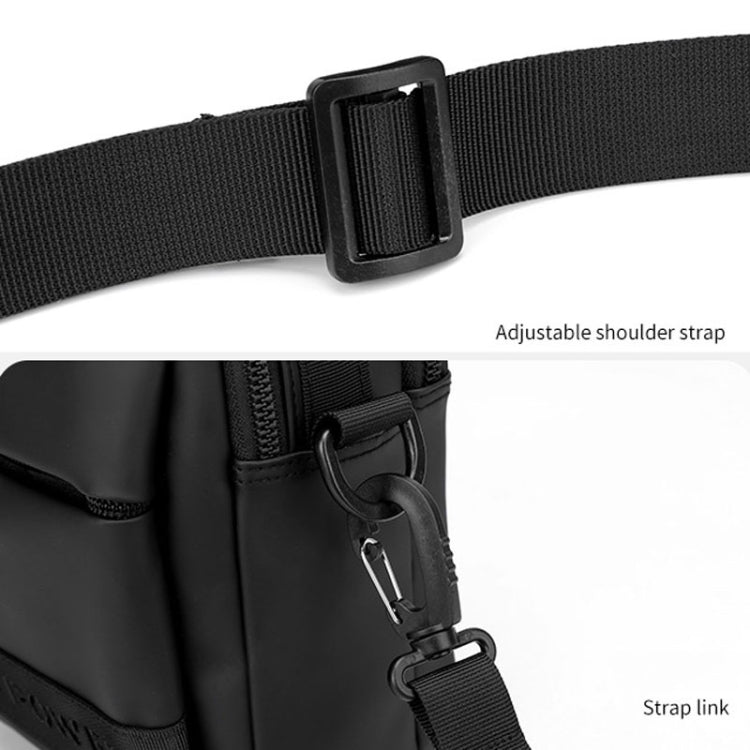 WEPOWER Simple Men Messenger Bag Can Wear Belt Hanging Bag Handheld Shoulder Bag(Army Green)