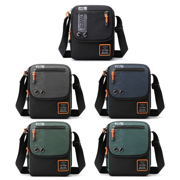 WEPOWER Men Messenger Bag Casual Shoulder Backpack Outdoor Sports Bag(Gray Green)