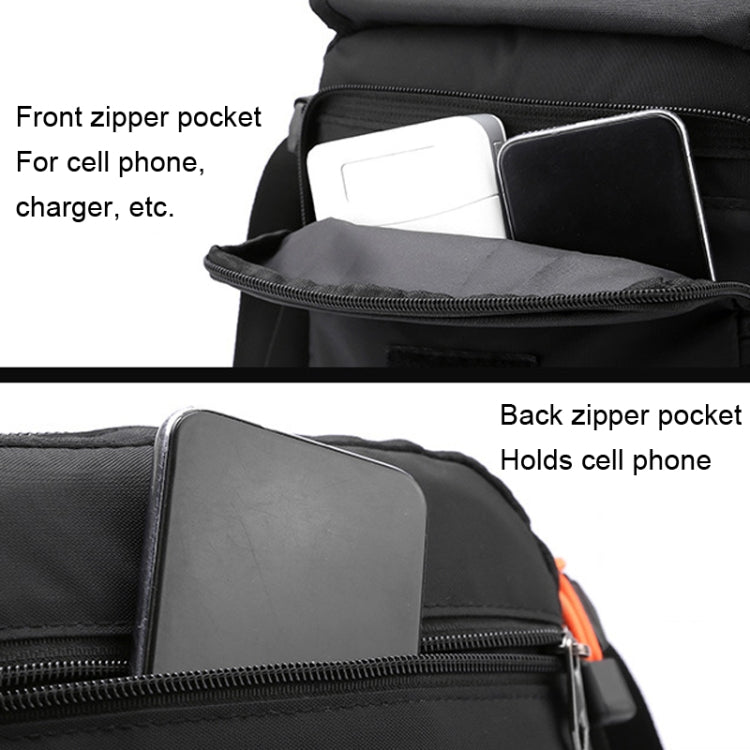WEPOWER Men Messenger Bag Casual Shoulder Backpack Outdoor Sports Bag(Gray Green)
