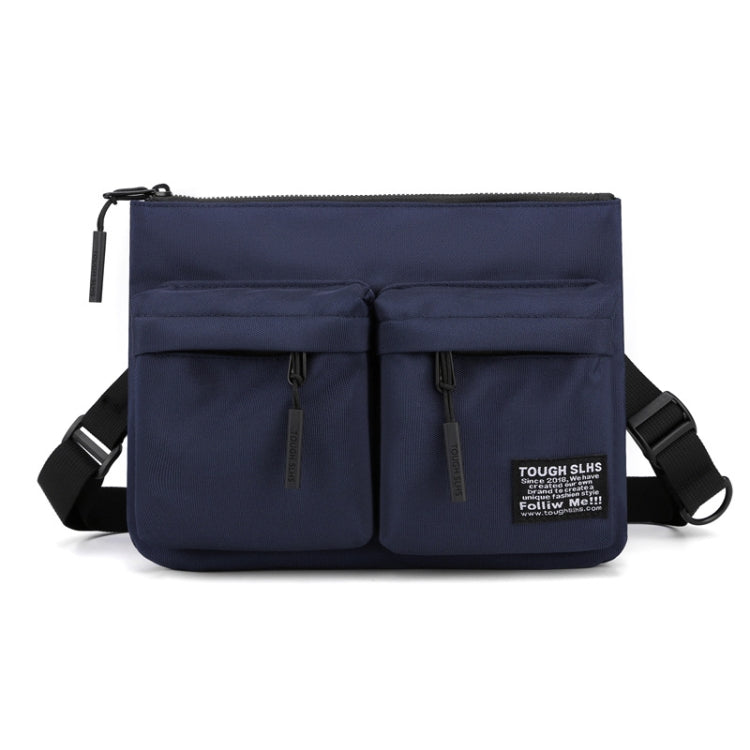 WEPOWER Men Chest Bag Leisure Sports Shoulder Bag(Dark Blue)