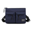 WEPOWER Men Chest Bag Leisure Sports Shoulder Bag(Dark Blue)