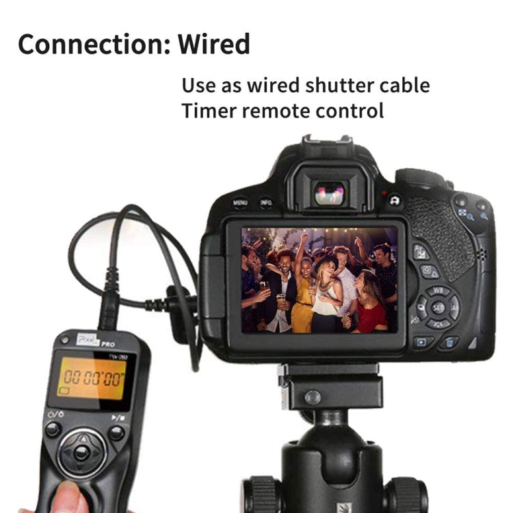 Pixel TW283 Shutter Wireless Delay Remote Control SLR Shutter Flasher, For Canon E3, For Canon N3, For Nikon DC0, For Nikon DC2, For Sony S1, For Sony S2, For Instax 90, For Instax E3