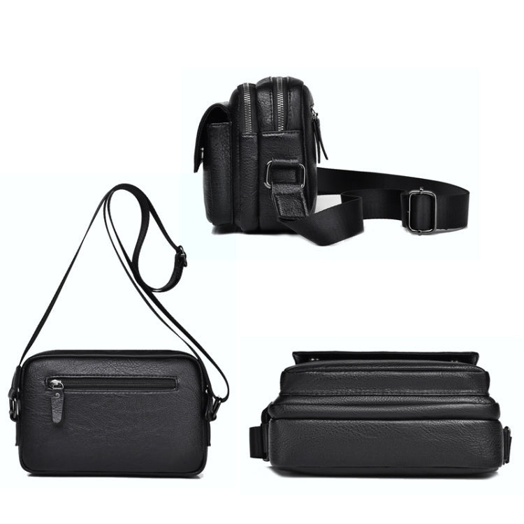 WEIXIER Leisure Retro Men Mobile Phone Bag Shoulder Bag Travel Messenger Bag