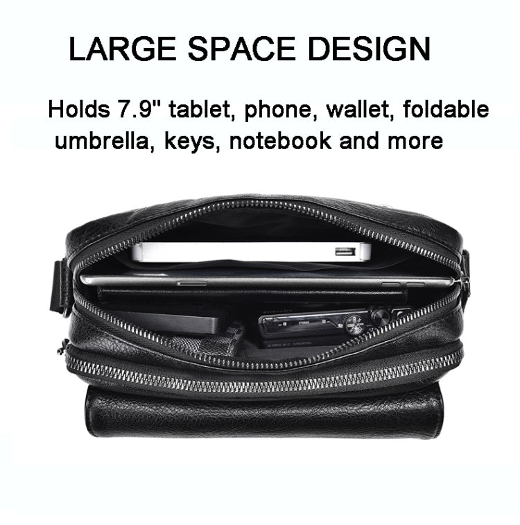 WEIXIER Leisure Retro Men Mobile Phone Bag Shoulder Bag Travel Messenger Bag