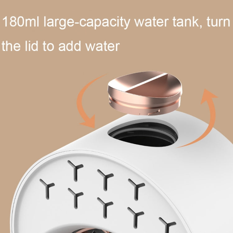 USB Spray Humidification Air Conditioning Fan Small Portable Desktop Air Cooler, Style: Charging (Green)