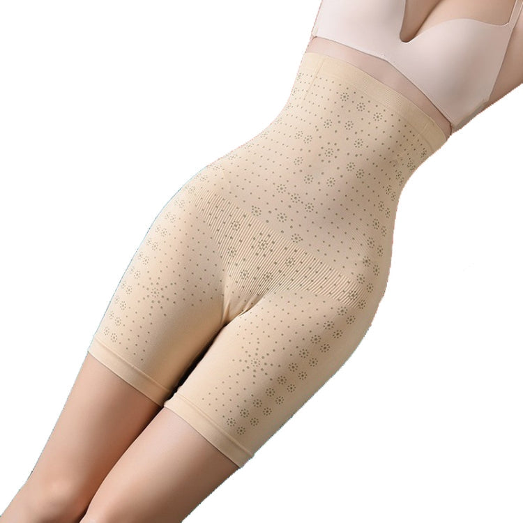 High-Waisted Abdominal Pants Postpartum Girdle Stomach Shaping Pants, Size: One Size(Without Fish Bone Skin Color)