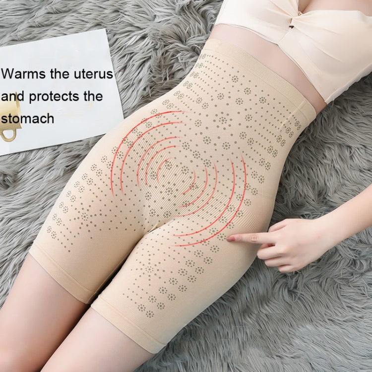 High-Waisted Abdominal Pants Postpartum Girdle Stomach Shaping Pants, Size: One Size(Without Fish Bone Skin Color)
