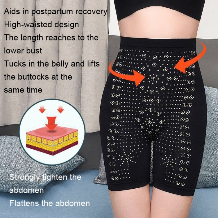 High-Waisted Abdominal Pants Postpartum Girdle Stomach Shaping Pants, Size: One Size(Without Fish Bone Skin Color)