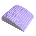 Lumbar Relaxing Massager Spinal Corrective Stretch Exercise Aid, Specification: Solid Color (Purple)
