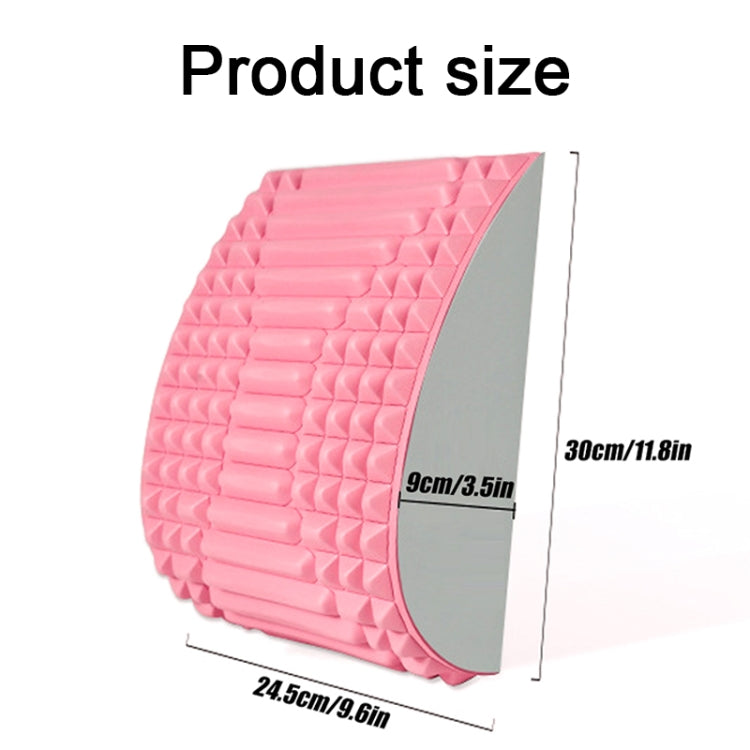 Lumbar Relaxing Massager Spinal Corrective Stretch Exercise Aid, Specification: Solid Color (Purple)