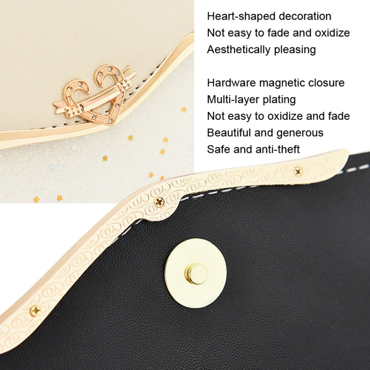 Messenger Sequins Shoulder Bag Women Mobile Phone Coin Purse, Color: Lake Blue With Pendant