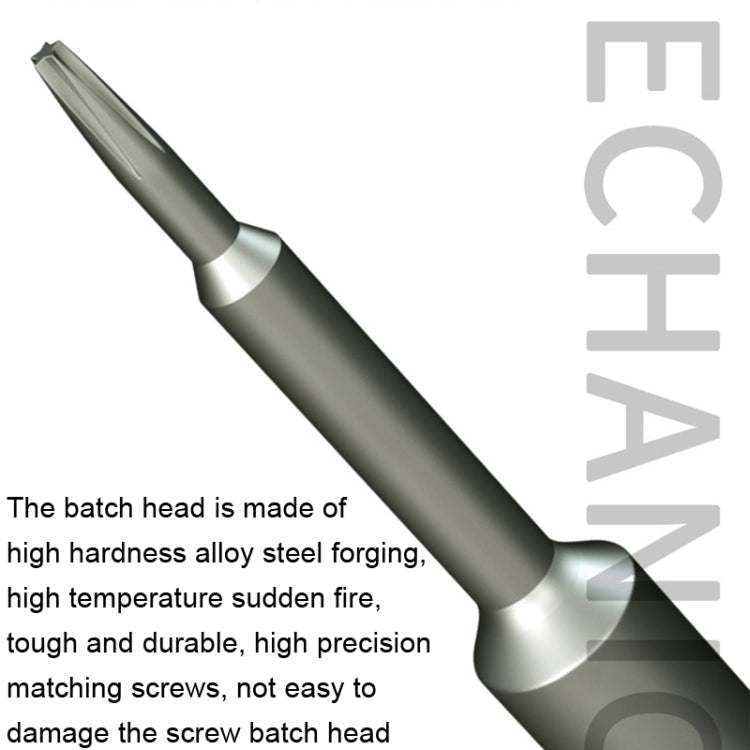 MECHANIC iMini Series Mobile Phone  Glasses Screw Batch Clock Tool, Series: T2