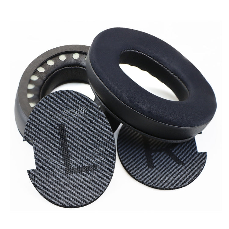 For Bose QC35/QC45/QC25/QC15/AE2/Soundlink2 1pair Gel Ice Earmuffs(Black)