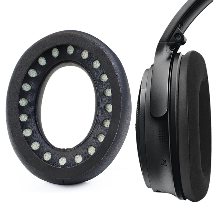 For Bose QC35/QC45/QC25/QC15/AE2/Soundlink2 1pair Gel Ice Earmuffs(Black)