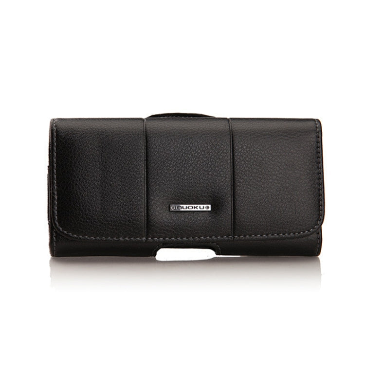 Nuoku Magnetic Flaps Leather Belt Case For Smart Phones, 17.3 x 8 x 2.5cm  6.7 Inch