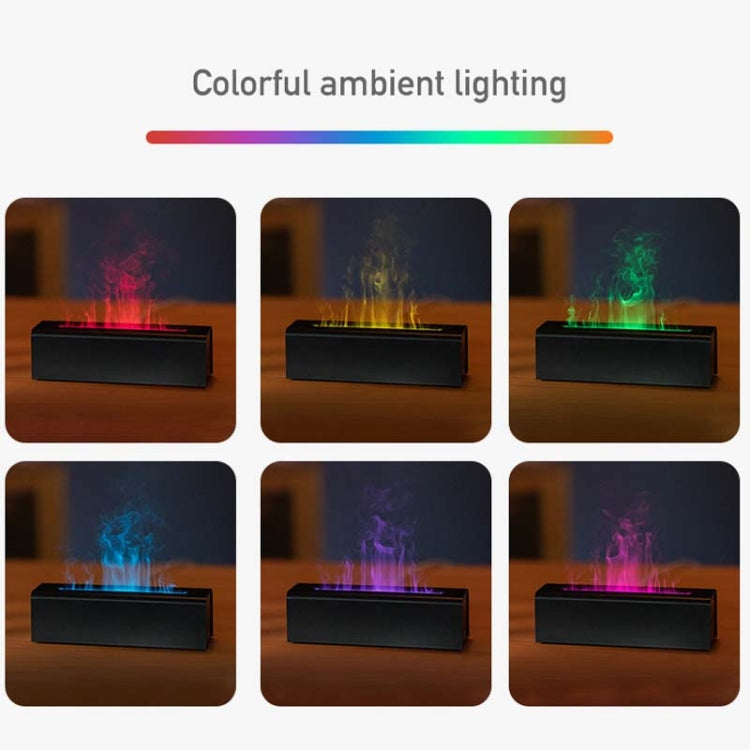DQ711  Flame Aromatherapy Diffuser Quiet USB Air Humidifier(White)