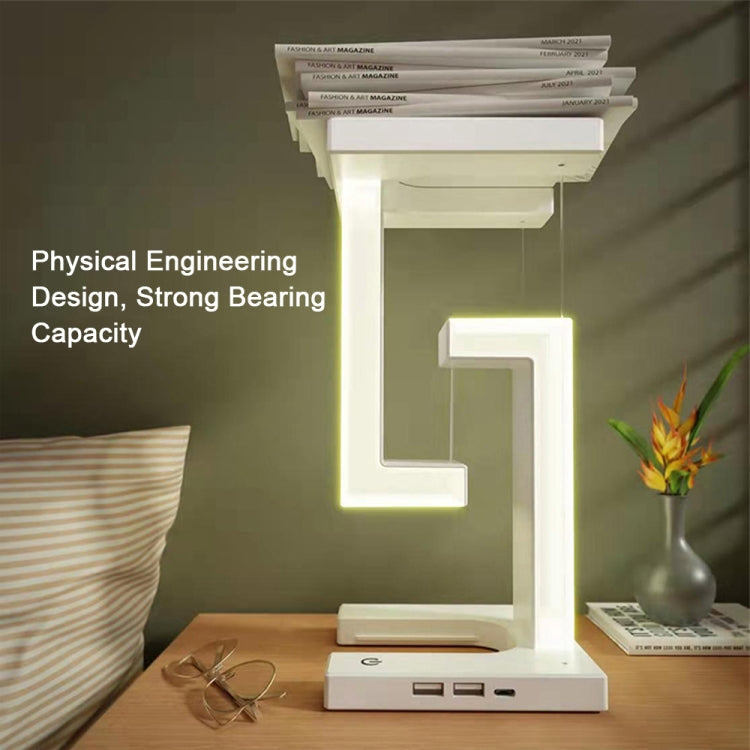 Wireless Charging Model Suspended Anti-Gravity Table Lamp LED Light Home Decoration
