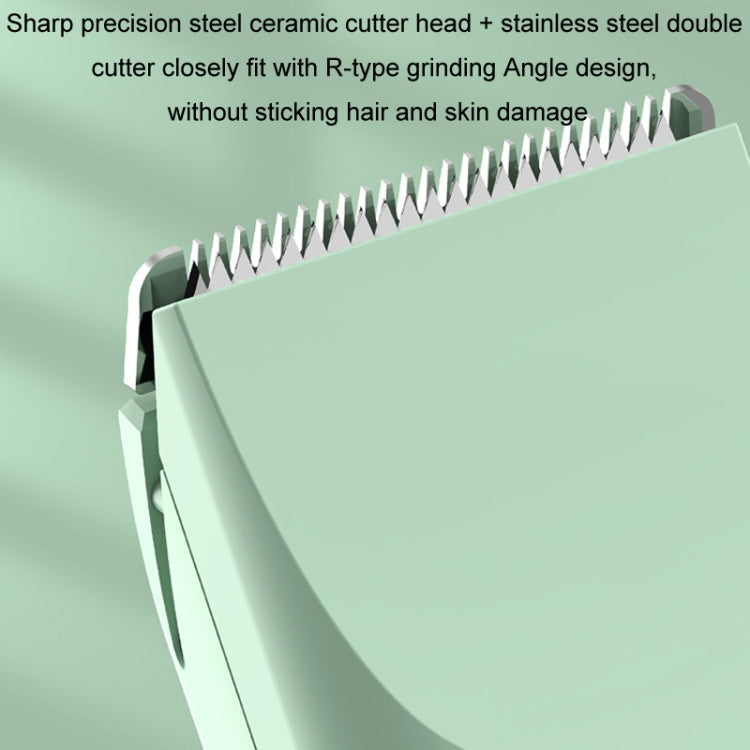 Pet Shaver Cat Dog Paw Hair Clipper Electric Fader, Color: 3 in 1 Green
