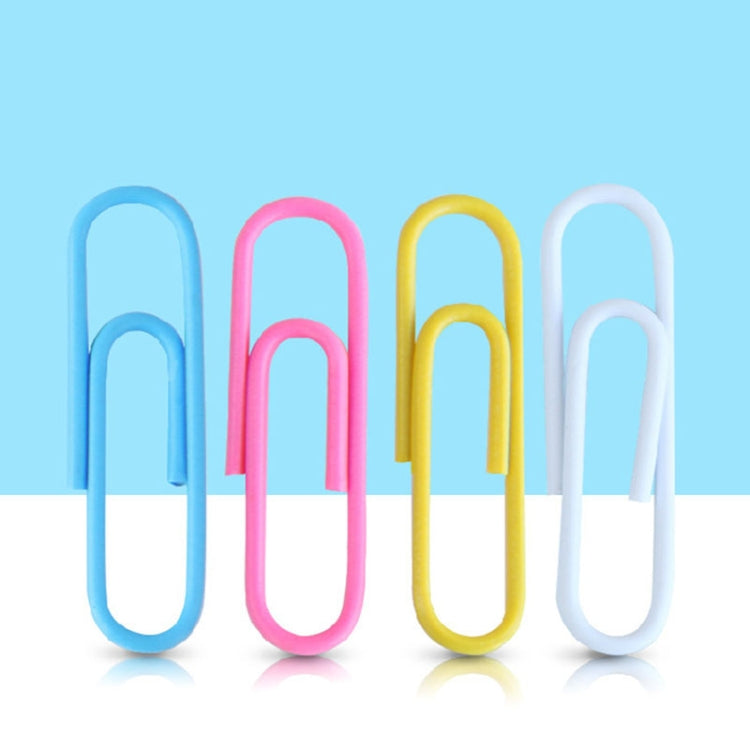 Deli 0024 100 pcs/box 2.8cm File Classification and Storage Color Paper Clips, 100pcs Paper Clips
