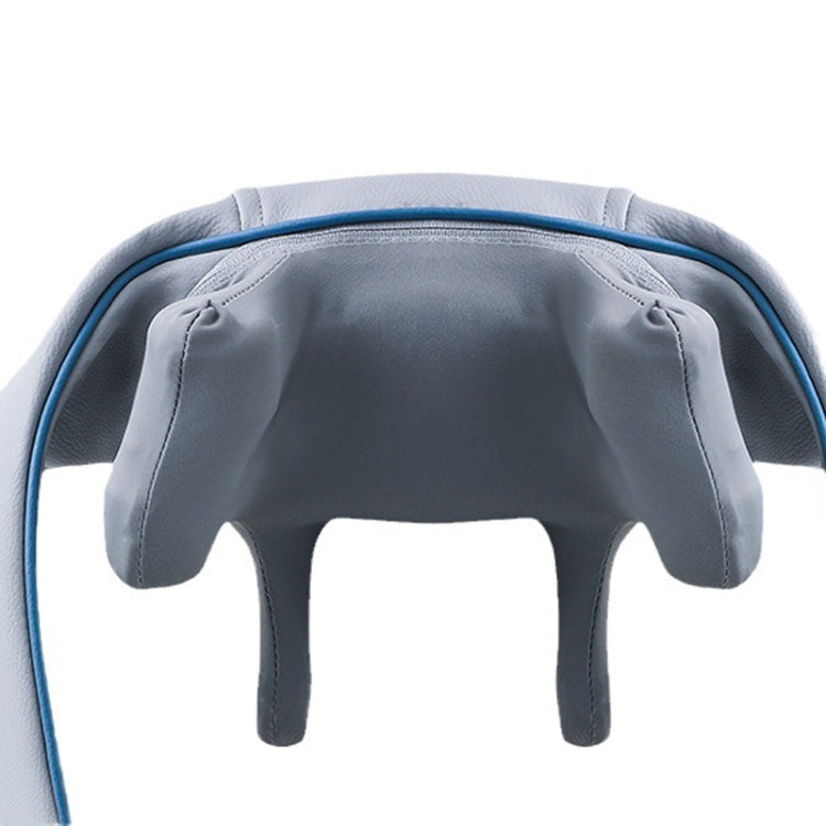 Electric Neck And Shoulder Massager Shiatsu Back Neck Massager With Heat(White)